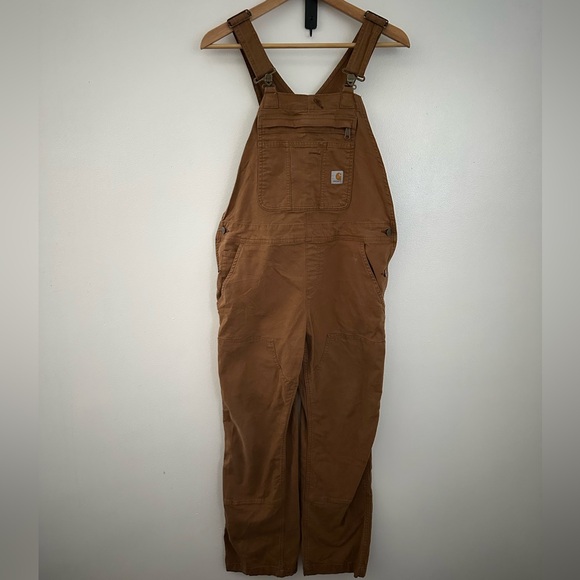 Carhartt Pants - Carhartt Brown women Overalls sz 4-6 short